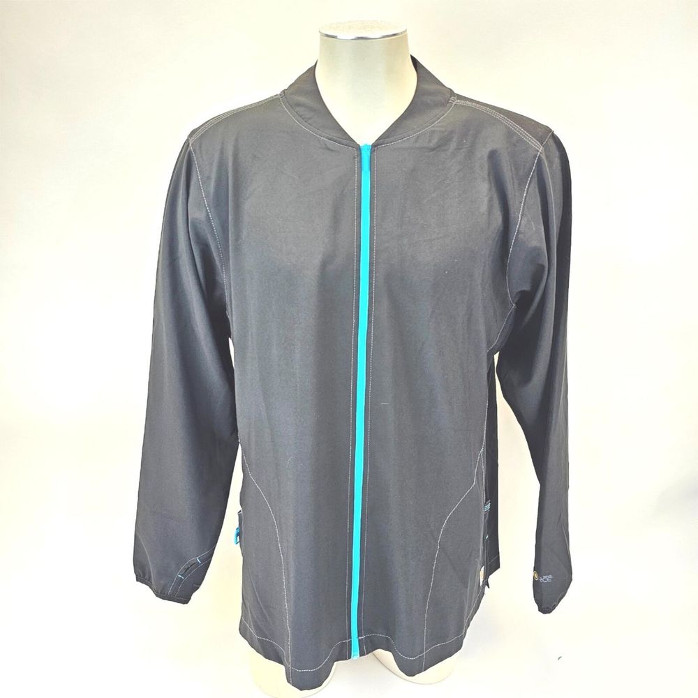 Carhartt Force Womens Zip Up Pullover Baby Blue Thumb Holes Xtra Large XL